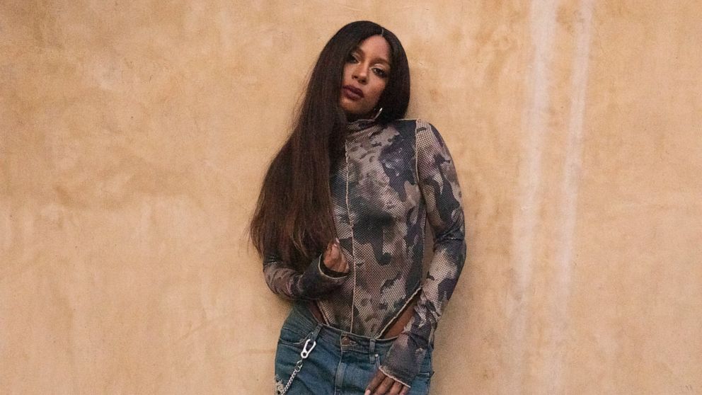 This Dec. 14, 2019 photo shows music producer Victoria Monet during a portrait session in Los Angeles. Monét is nominated for two Grammys, album of the year and record of the year, for co-producing Ariana Grande's album "Thank U, Next" and her single