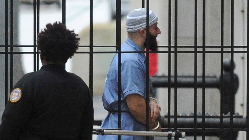 FILE - Adnan Syed enters Courthouse East prior to a hearing on Feb. 3, 2016, in Baltimore. Baltimore prosecutors asked a judge on Wednesday, Sept. 14, 2022, to vacate Syed's conviction for the 1999 murder of Hae Min Lee — a case that was chronicled i