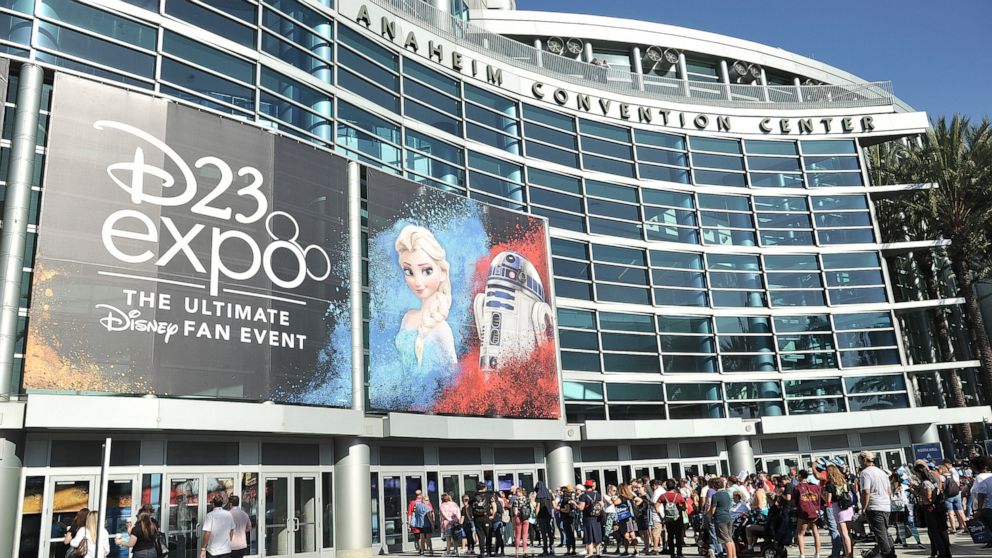 Disney Teases Star Wars Frozen 2 More At Convention Abc News