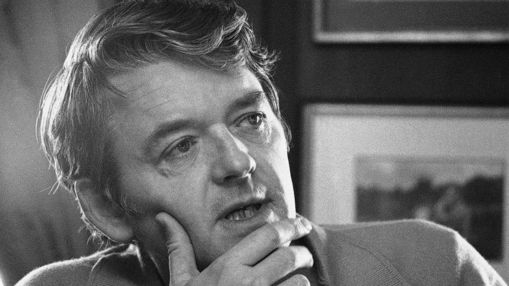 FILE - Actor Hal Holbrook appears during an interview in his New York apartment on Feb. 8, 1973. Holbrook died on Jan. 23 in Beverly Hills, California, his representative, Steve Rohr, told The Associated Press Tuesday. He was 95. (AP Photo/Jerry Mose