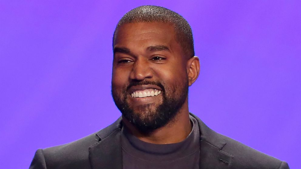 FILE - In this Nov. 17, 2019, file photo, Kanye West appears on stage during a service at Lakewood Church in Houston. West is scheduled to unveil his 10th studio album, “Donda,” named after his late mother, at a listening party Thursday, July 22, 202