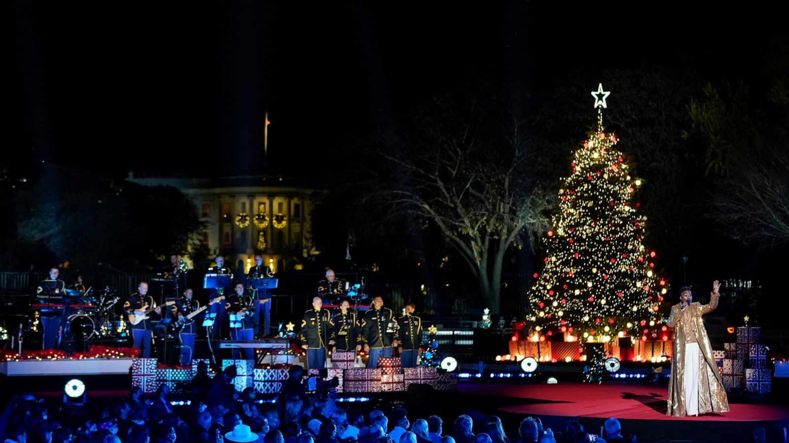 Howard County Christmas Tree Pickup 2022 Biden Helps Light National Christmas Tree Near White House - Abc News