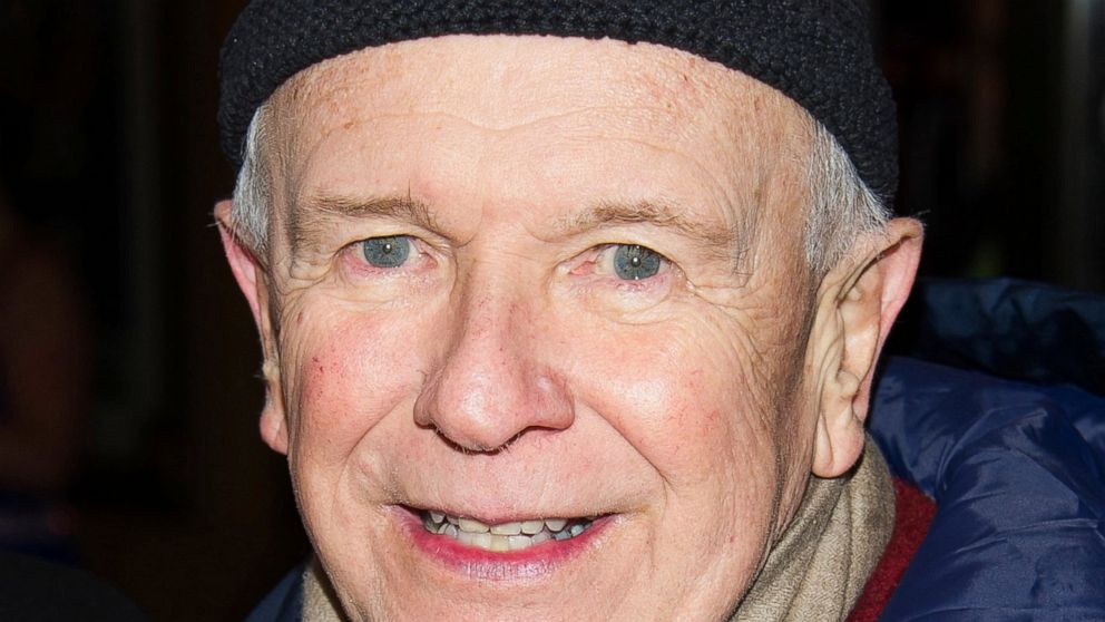 FILE - Terrence McNally attends the opening night performance of Broadway's "On the Twentieth Century" on March 12, 2015 in New York. Broadway producer Tom Kirdahy has announced the launch of a new foundation honoring his husband, the late playwright