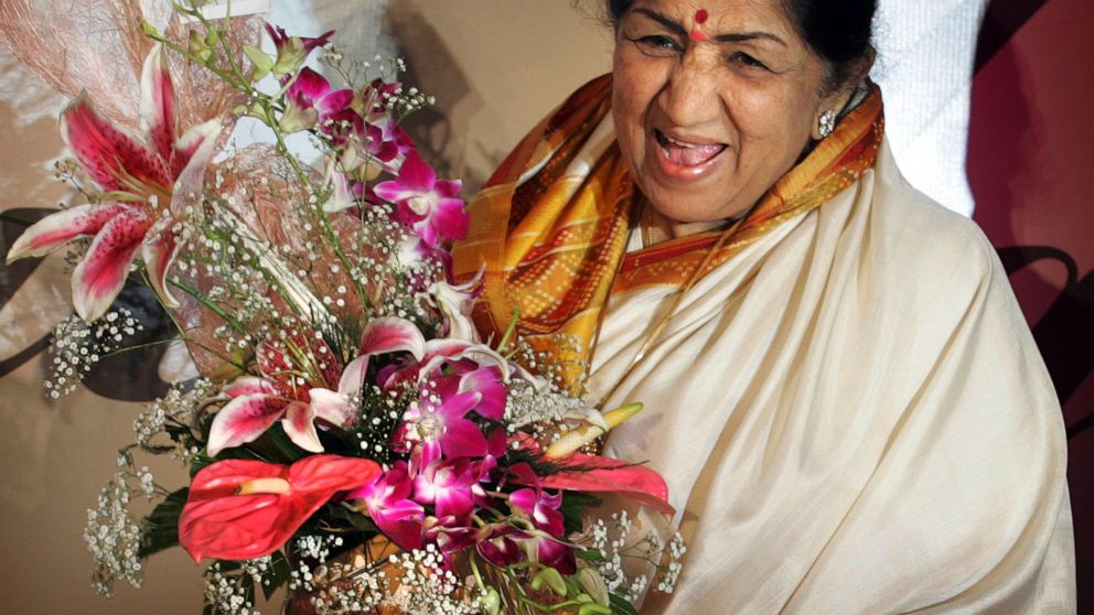 Lata Mangeshkar, legendary Indian singer, dies at 92