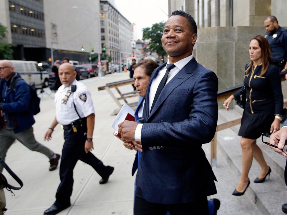 Cuba Gooding Jr. leaves the criminal court on Thursday, June 13, 2019 in New York. A 29-year-old woman told the police that Gooding, 51, had seized her breast while he was drunk around 11:15 pm. Sunday. Gooding denies the allegations. (AP Photo / Frank