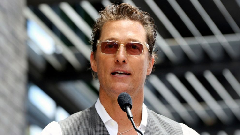 Matthew McConaughey won't run for Texas governor in 2022