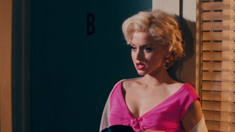 This image released by Netflix shows Ana de Armas as Marilyn Monroe in "Blonde." (Netflix via AP)