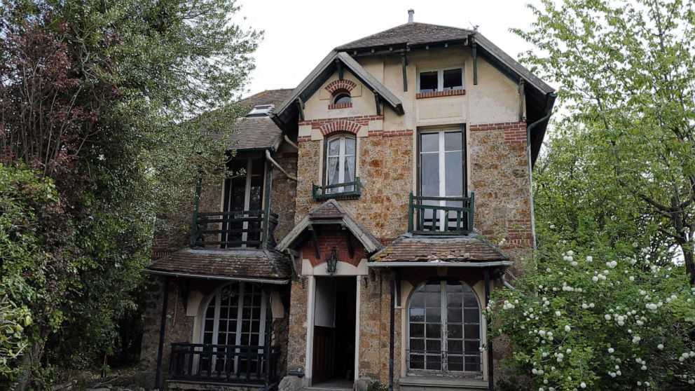 The 120 sq. meters (1,300 sq. feet) stone house where the Nobel-winning scientist couple Marie Sklodowska-Curie and Pierre Curie spent vacation and weekends from 1904-1906 in Saint-Remy-les-Chevreuse, on the south-west outskirts of Paris, France, Wed