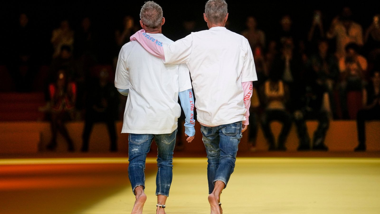 Olympian Marcell Jacobs takes fashion break with Dsquared2 - ABC News