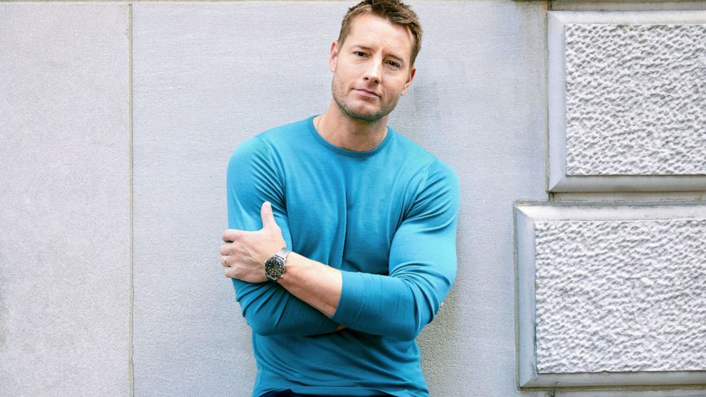 Justin Hartley poses for a portrait to promote "The Noel Diary" on Monday, Nov. 7, 2022, in New York. (Photo by Taylor Jewell/Invision/AP)