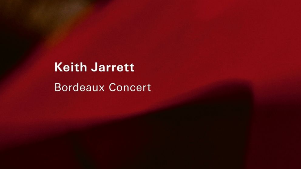This cover image released by ECM Records shows "Bordeaux Concert" by Keith Jarrett. (ECM Records via AP)