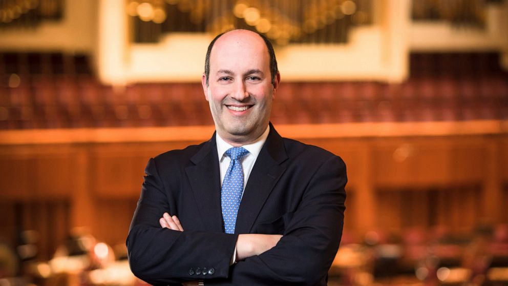 This image released by the National Symphony Orchestra shows Gary Ginstling, Executive Director of the National Symphony Orchestra at the Kennedy Center in Washington, D.C. Ginstling will replace Deborah Borda as president of the New York Philharmoni