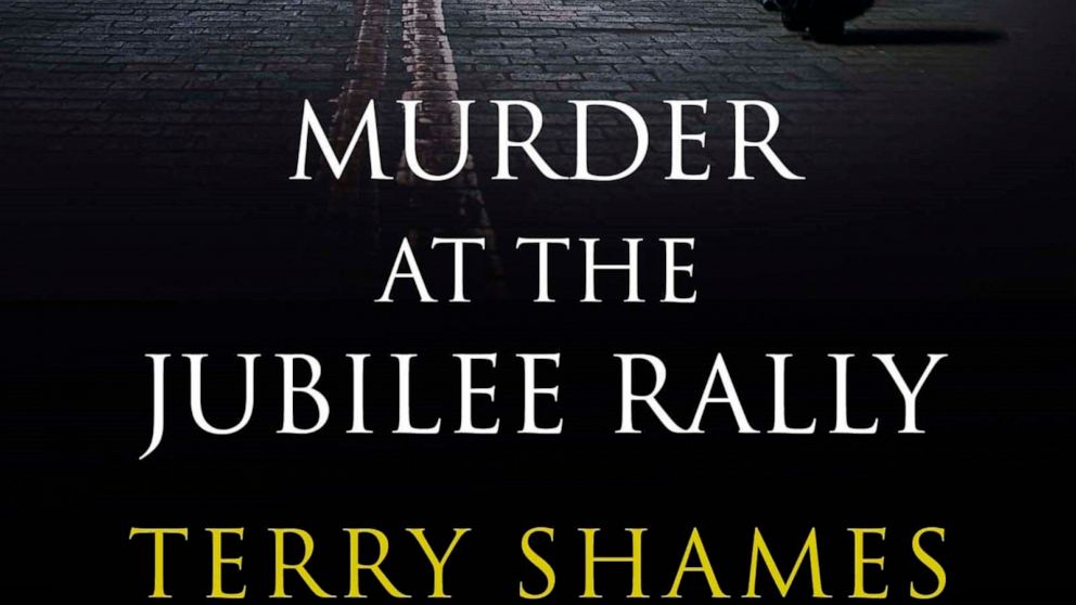 This cover image released by Severn House shows "Murder at the Jubilee Rally" by Terry Shames. (Severn House via AP)