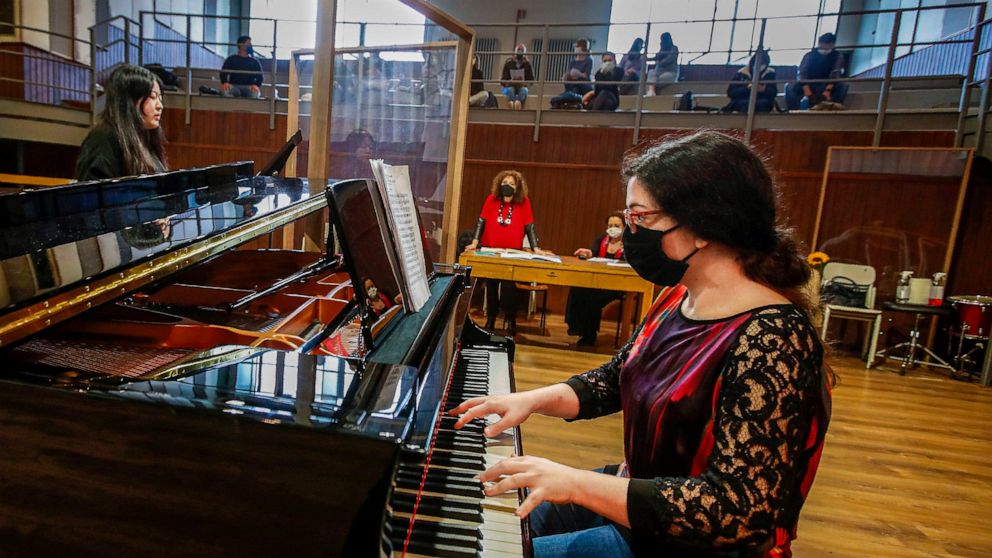 AP PHOTOS: Playing on at Italy's oldest music conservatory