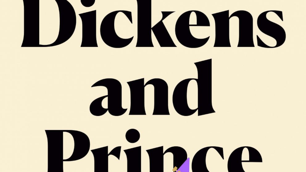 This cover image released by Riverhead shows "Dickens and Prince: A Particular Kind of Genius" by Nick Hornby. (Riverhead via AP)
