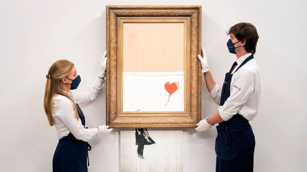 Shredded Banksy artwork could fetch millions at auction