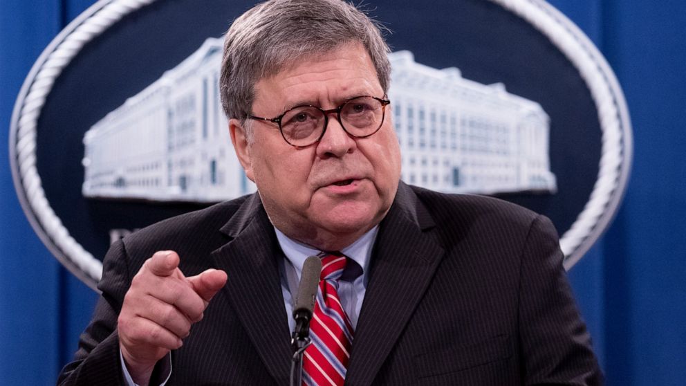 Former AG William Barr's memoir to be published March 8