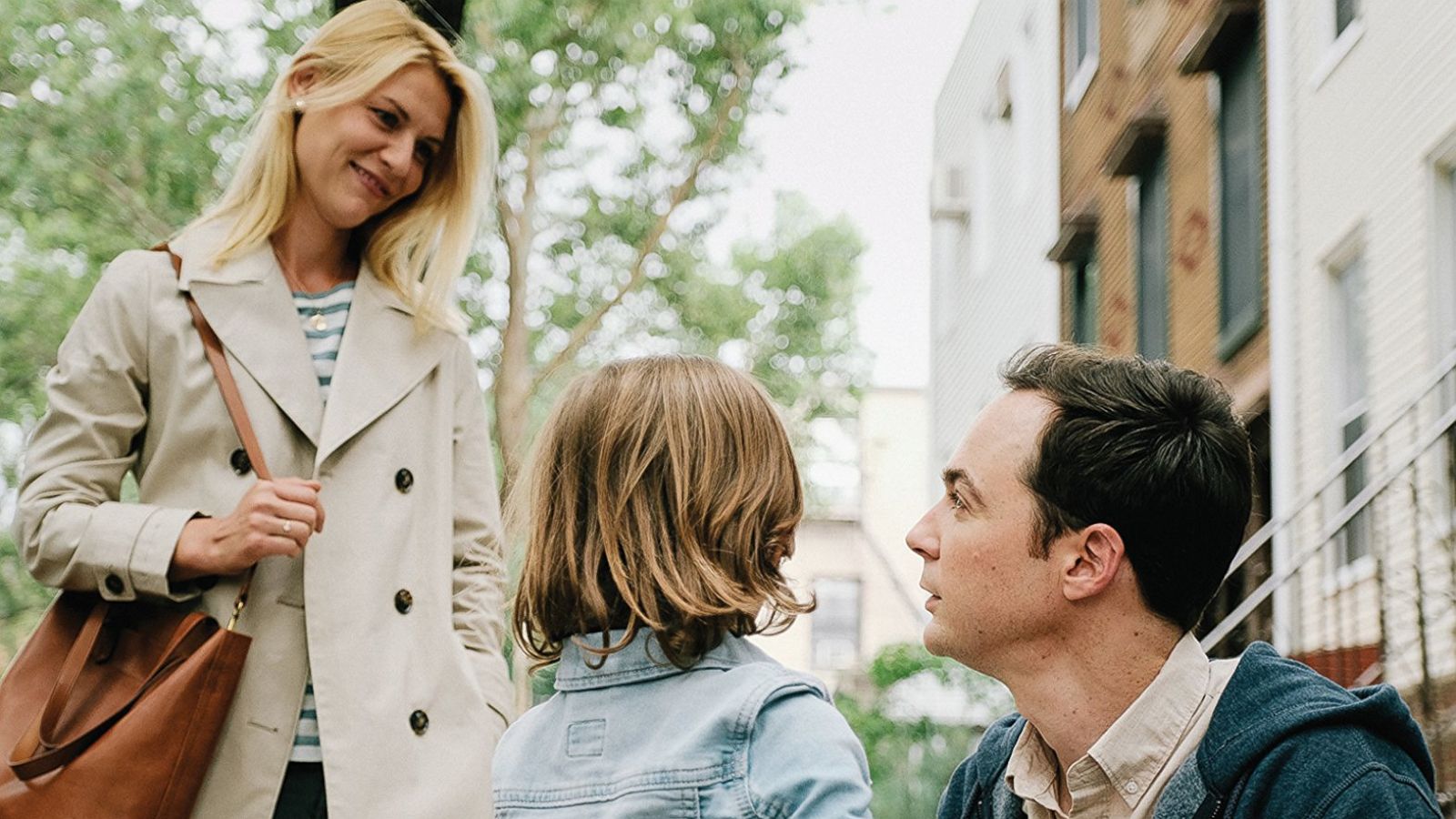 PHOTO: Claire Danes, Jim Parsons, and Leo James Davis in A Kid Like Jake, 2018.