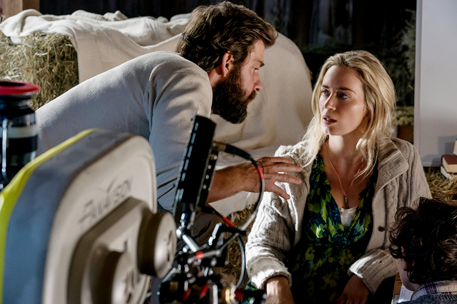 PHOTO: John Krasinski and Emily Blunt in the movie "A Quiet Place."