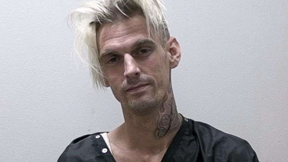 This undated photo provided by the Habersham County Sheriff's Office shows Aaron Carter. 