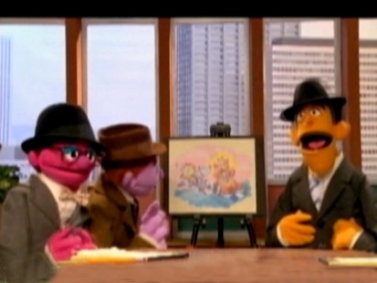 VIDEO: Mad Men is spoofed in an episode of Sesame Street.