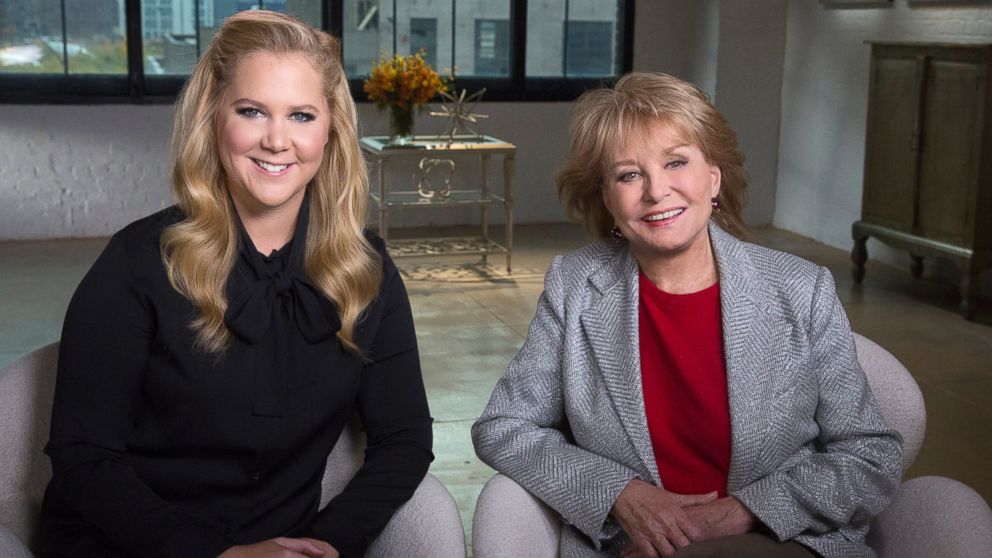 Barbara Walters interviews Amy Schumer for her "Barbara Walters Presents: The 10 Most Fascinating People of 2015" ABC News special airing on Dec. 17 at 9:30 p.m. ET.