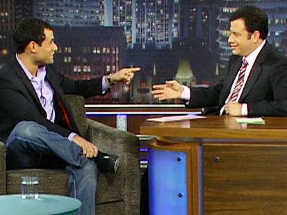 VIDEO: Jimmy Kimmel interviews The Bachelors .