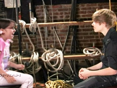 VIDEO: An interview with Justin Bieber turns into a wild experience for one girl.