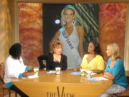 VIDEO: The View discusses Miss Californias nude photos.