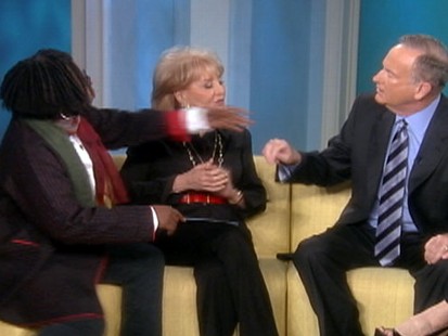 VIDEO: Whoopi Goldberg and Joy Behar walk off The View set over Bill OReillys comments about Muslims.
