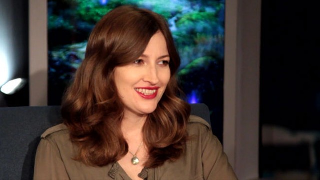 Kelly Macdonald behind the voice actors