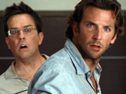 VIDEO: Bradley Cooper drinks up comedys success.