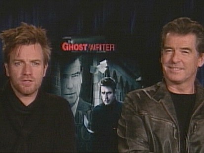 VIDEO: Tiger Woods news and an interview with Ewan McGregor and Pierce Brosnan.