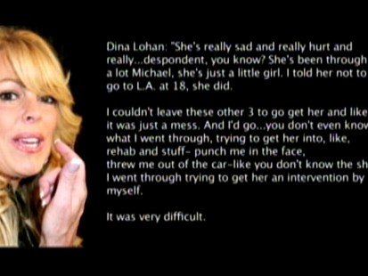 Video: Lohans father releases recorded call with his ex-wife Dina.