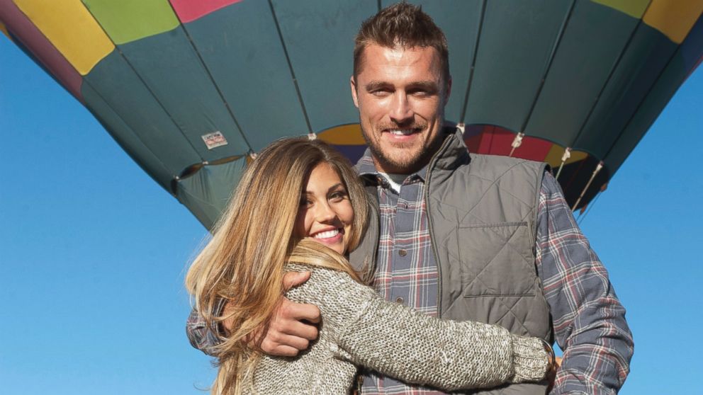 PHOTO: Bachelor Chris sneaks into Britt's hotel room in the early morning hours and whisks her away on one of the most romantic dates of the season: a hot air balloon ride as the sun rises. 