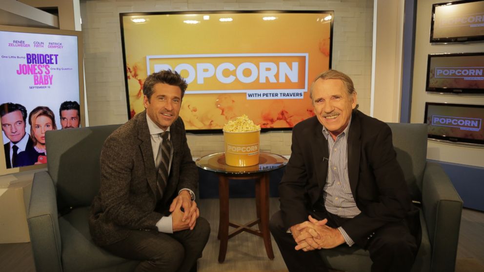 PHOTO: Patrick Dempsey and Peter Travers at the ABC News Headquarters, Sept. 12, 2016. 
