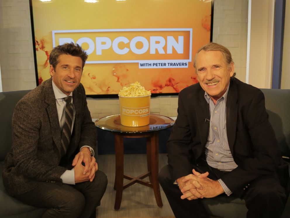 PHOTO: Patrick Dempsey and Peter Travers at the ABC News Headquarters, Sept. 12, 2016.