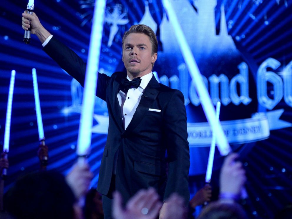 PHOTO: Derek Hough is seen during filming for The Wonderful World of Disney: Disneyland 60, airing Feb. 21, 2016 at 8:00 p.m. on the ABC Television Network.
