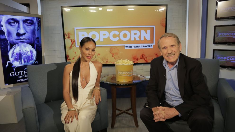 PHOTO: Jada Pinkett Smith and Peter Travers at the ABC Headquarters in New York, Sept. 20, 2016.
