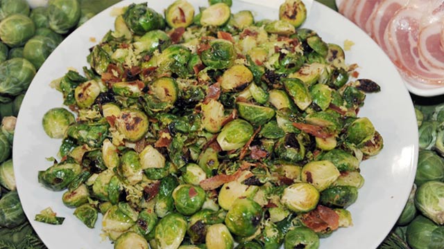 Rocco Dispirito S Brussels Sprouts With Pancetta Recipe Abc News