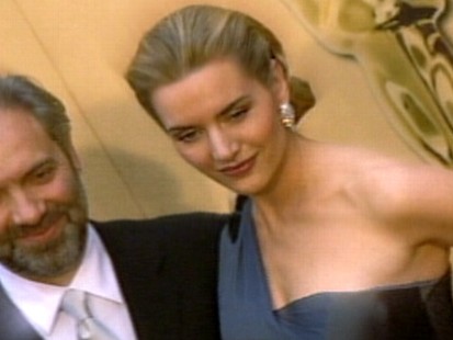 Sam Mendes and Kate Winslet