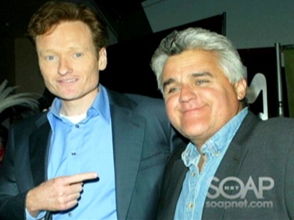 Picture of Conan OBrien and Jay Leno.