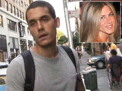 Picture of John Mayer and Jennifer Aniston.