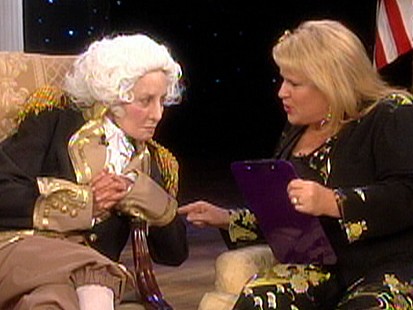 Barbara Walters Dressed as George Washington