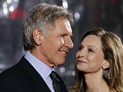 VIDEO: Harrison Ford weds Calista Flockhart at a surprise ceremony in New Mexico.