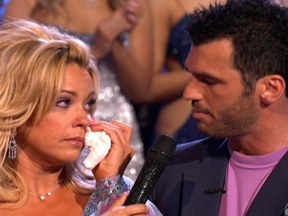 VIDEO: Kate Gosselin is voted of Dancing With the Stars.