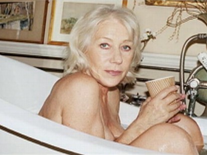 VIDEO: Helen Mirren goes topless for magazine photo shoot.