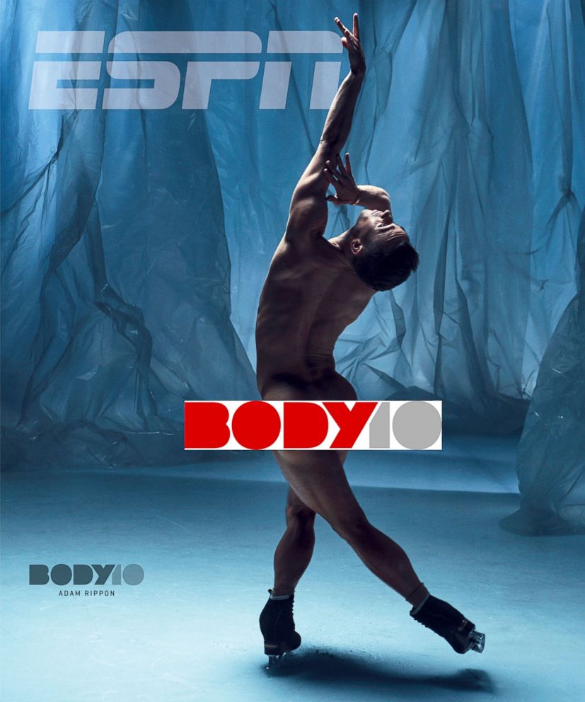 PHOTO: Adam Rippon poses for the 2018 ESPN The Magazine body issue.