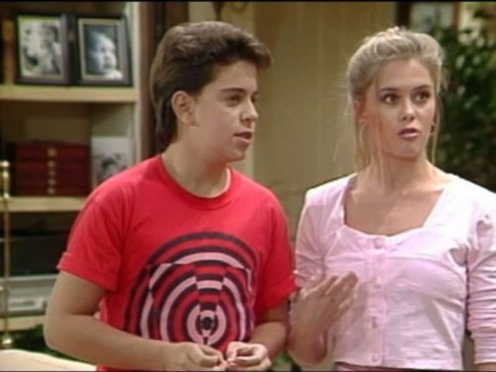 PHOTO: Alexander Polinsky and Nicole Eggert in the 1980's TV show, 'Charles in Charge'. 