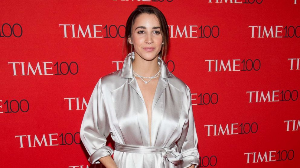 PHOTO: Aly Raisman attends the 2018 Time 100 Gala at Frederick P. Rose Hall, Jazz at Lincoln Center on April 24, 2018 in New York City.